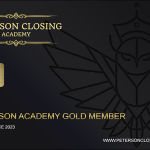 Peterson Academy Gold Member